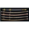 5 MILITARY SWORD SCABBARDS.