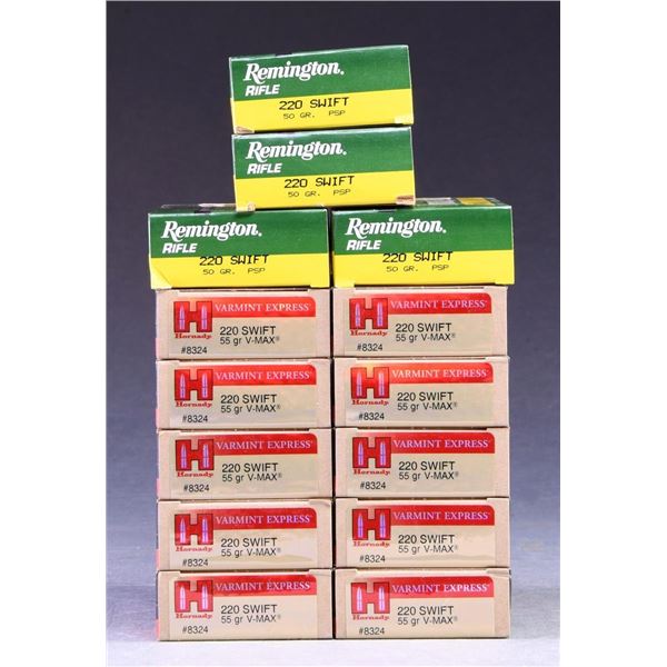 280 RDS. (14 BOXES) 220 SWIFT.