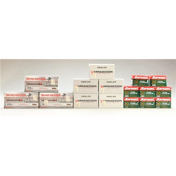 16 BOXES OF 223 REM. AMMO.