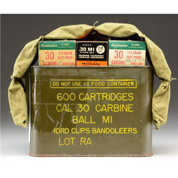 830 RDS. OF 30 CARBINE AMMO.