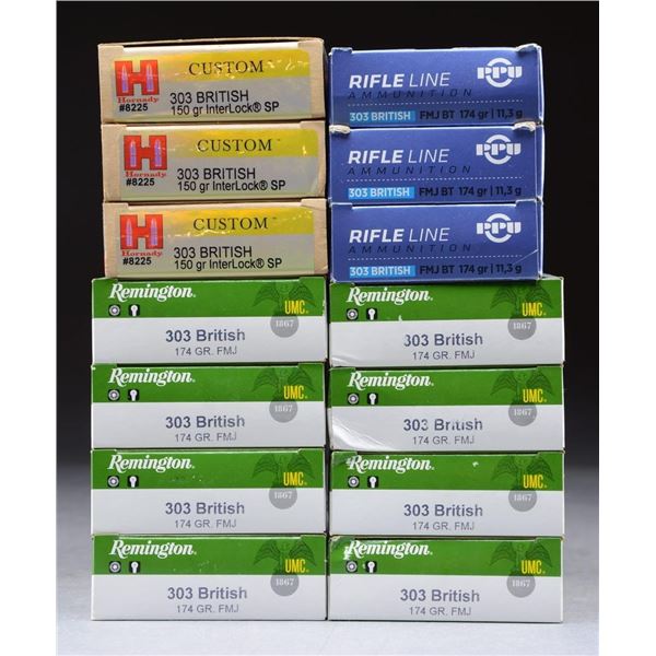 280 RDS. (14 BOXES) 303 BRITISH AMMO.