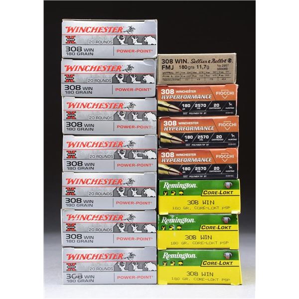 280 RDS. (14 BOXES) 308 WIN AMMO.