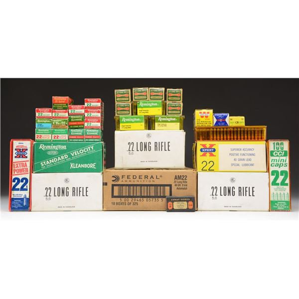LOT OF RIMFIRE AMMO.