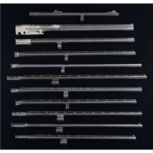 LOT OF 11 ASSORTED SHOTGUN BARRELS.