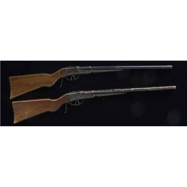 LOT OF TWO AH FOX TOY SHOTGUNS.