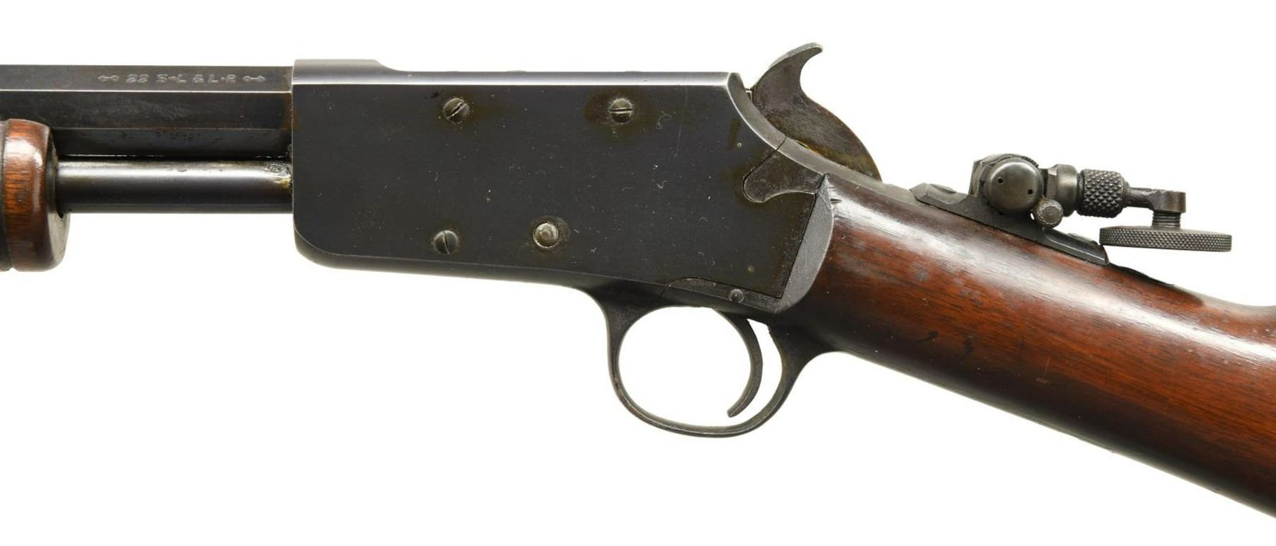 MARLIN MODEL 20 SLIDE ACTION RIFLE. - Poulin Auctions