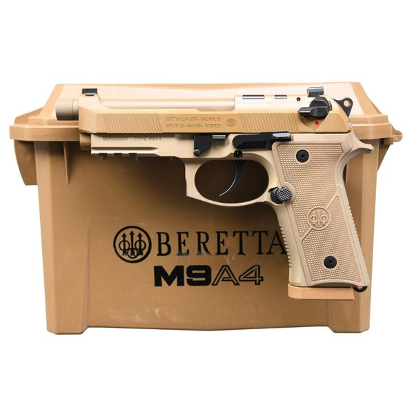 BERETTA M9A4 SEMI AUTO PISTOL.