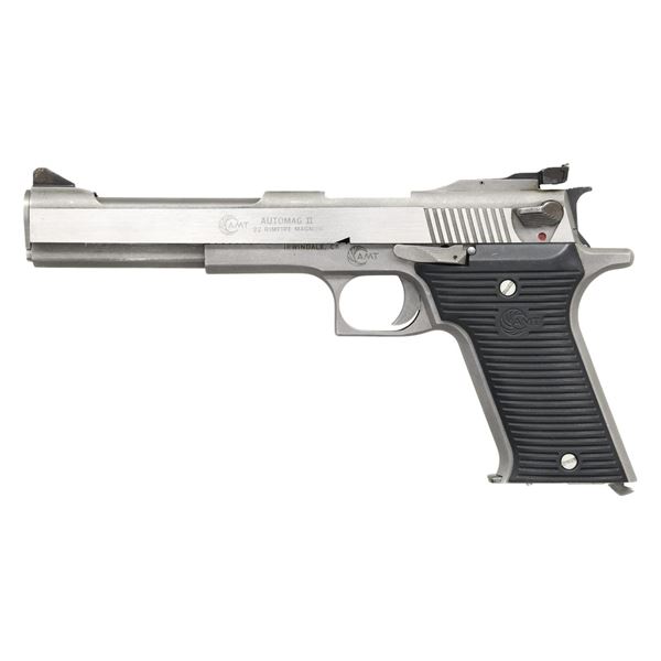 AMT AUTOMAG II SEMI AUTO PISTOL.