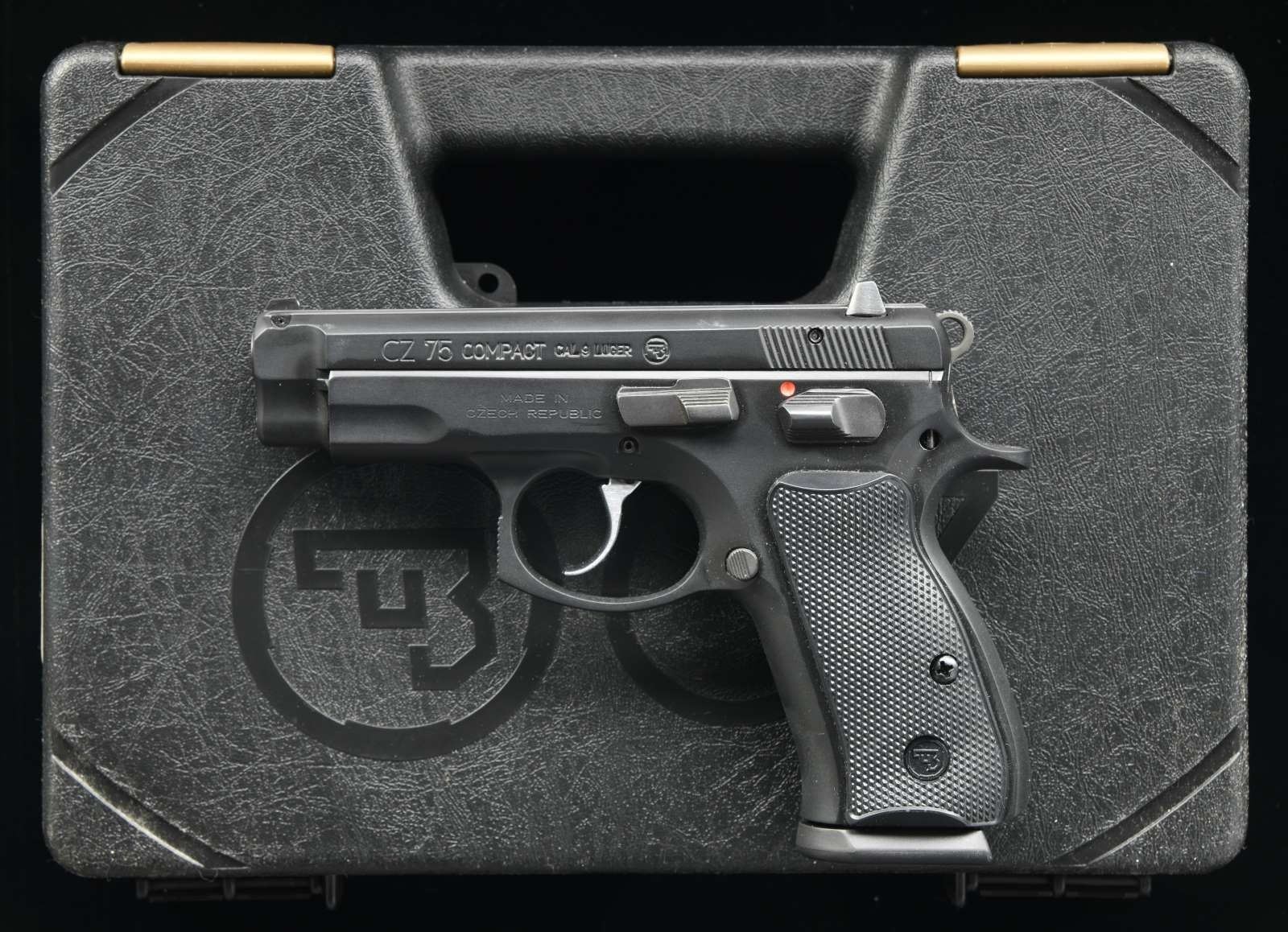 CZ 75 COMPACT SEMI AUTO PISTOL.