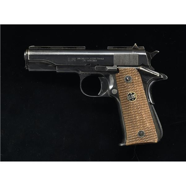 LLAMA ESPECIAL SEMI AUTO PISTOL.