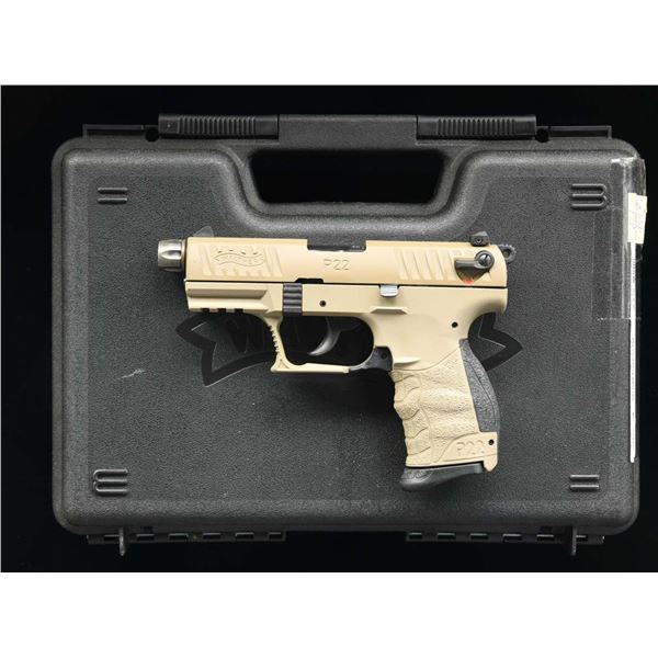 WALTHER P22 Q SEMI-AUTOMATIC PISTOL WITH MATCHING