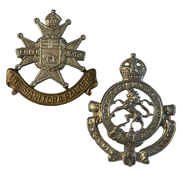 Manitoba Rangers and GGHG Cap Badge Lot