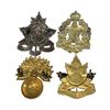 Image 4 : WW2 Canadian Cap Badge Lot of 4