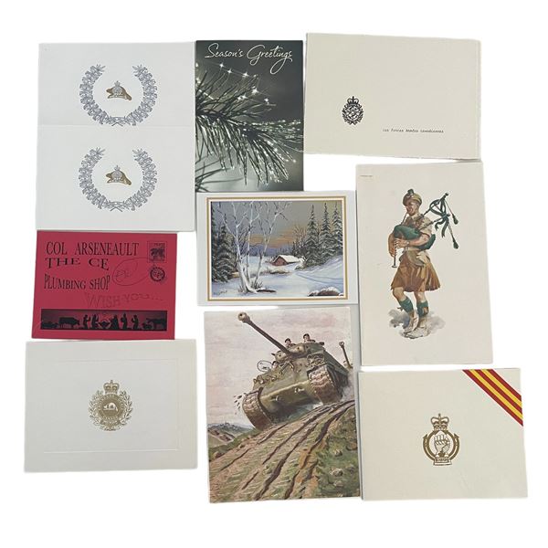 Canadian Christmas Card Lot