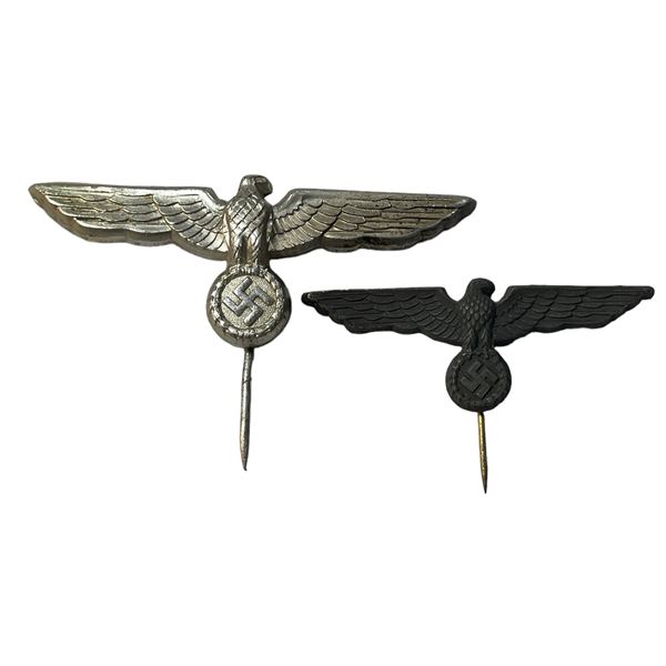 WW2 German Kriegsmarine EM/NCO's Cap Eagle Lot