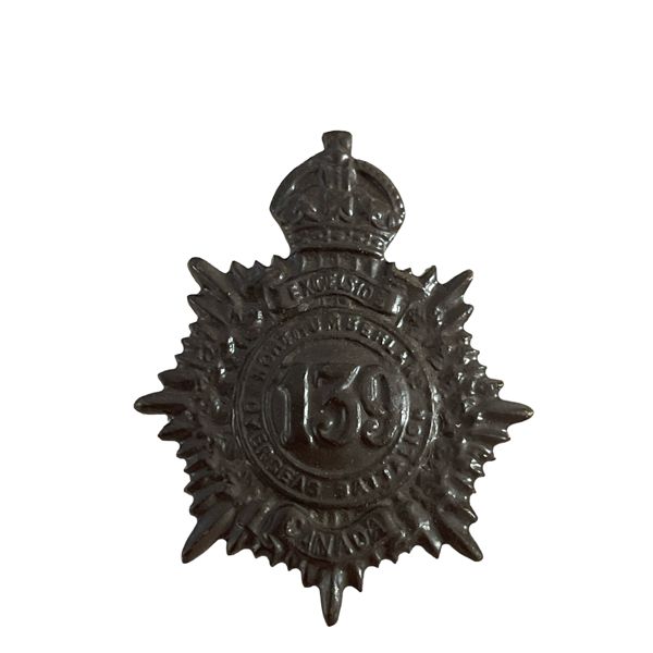 WW1 CEF 139th Battalion, Northumberland, Cap Badge