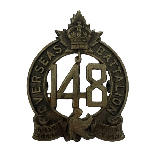 WW1 CEF 148th Battalion, Montreal, Cap Badge