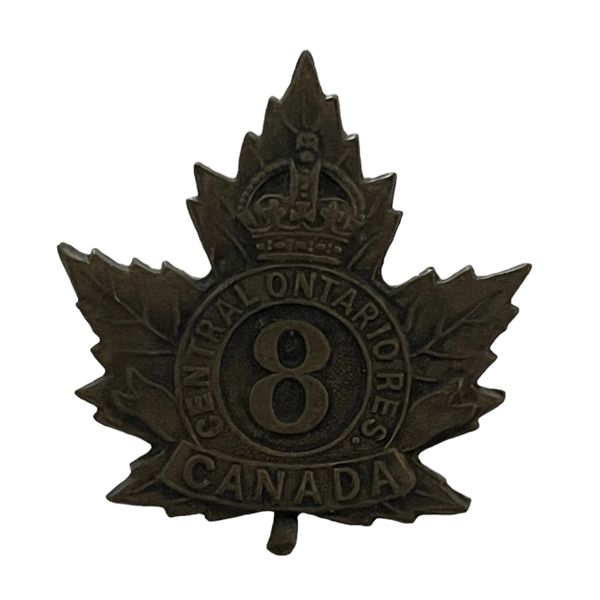WW1 CEF 8th Central Reserve Regiment, Cap Badge