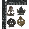 Image 5 : WW1 CEF Collar Badge Lot of 4