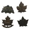 Image 1 : WW1 CEF Collar Badge Lot of 4
