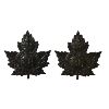 Image 1 : WW1 CEF 28th Battalion Collar Badge Pair