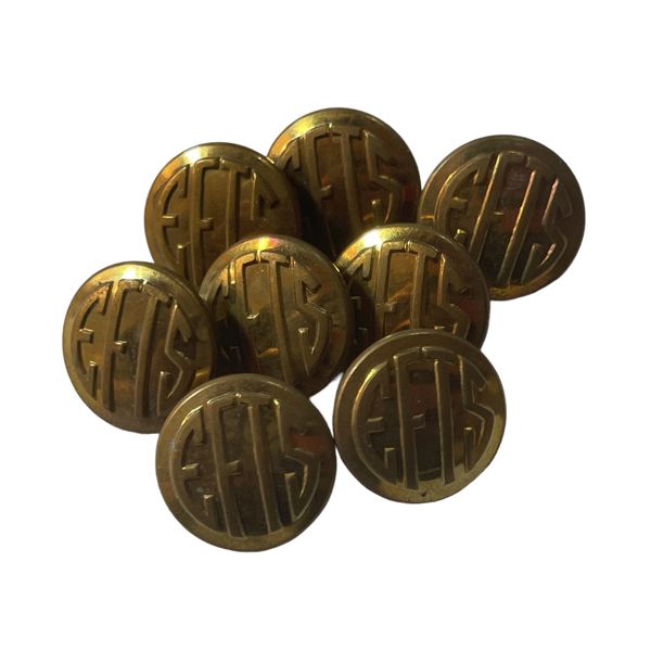 WW2 EFTS Uniform Buttons