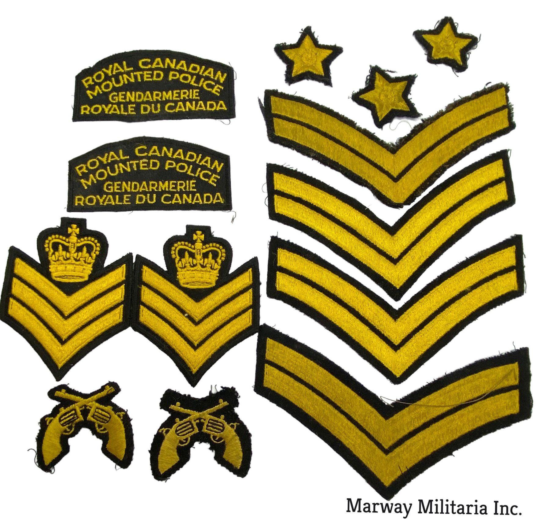Lot of RCMP Insignia