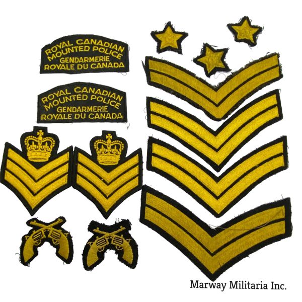 Lot of RCMP Insignia