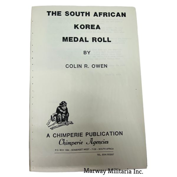 Book - The South African Korea Medal Roll