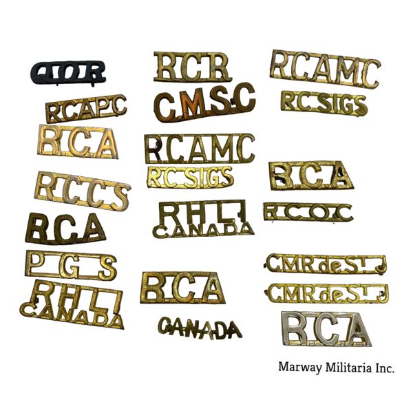 Canadian Military Shoulder Titles