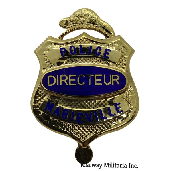 Canada Marieville Police Directeur Badge