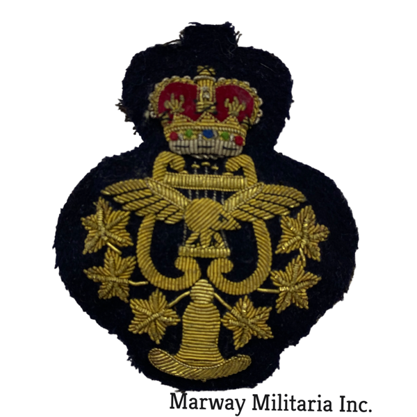 RCAF Bandsman Bullion Cap Badge