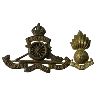 Image 1 : WW1 CEF Canadian Artillery Cap & Collar Badge