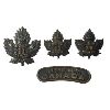 Image 1 : WW1 CEF 11th Canadian Mounted Rifles Badge Set