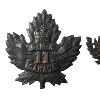 Image 2 : WW1 CEF 11th Canadian Mounted Rifles Badge Set