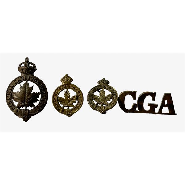 Canadian Garrison Regiment Badge Lot