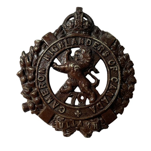 Pre WW1, 79th Cameron Highlanders of Canada Cap Badge