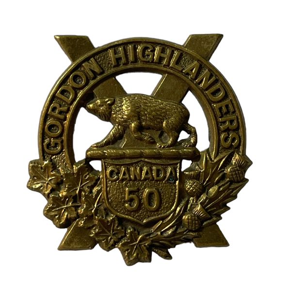 Pre WW1 50th Regiment Gordon Highlanders Sporran Badge