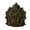 Image 1 : WW1 CEF No 1 Overseas Construction Battalion Cap Badge