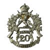 Image 1 : Pre WW1 20th Halton Rifles Cap Badge