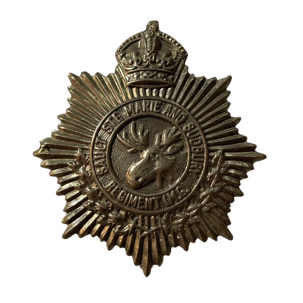 WW2 era Sault Ste Marie Regiment Cap Badge