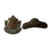 Image 1 : WW1 CEF 183rd Battalion Cap & Shoulder Badge Set