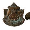 Image 2 : WW1 CEF 183rd Battalion Cap & Shoulder Badge Set