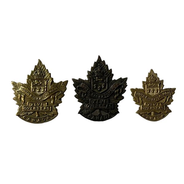 WW1 CEF 46th South Saskatchewan Badge Lot