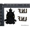 Image 4 : Canadian Infantry Corps Cap Badge & INF Shoulder Title Lot