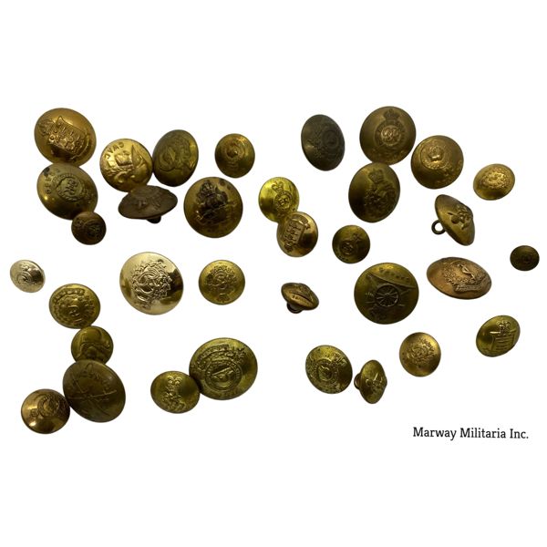 Lot of Canadian Military Buttons