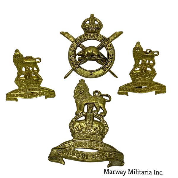 Canadian Provost & Staff Clerks Badge Lor