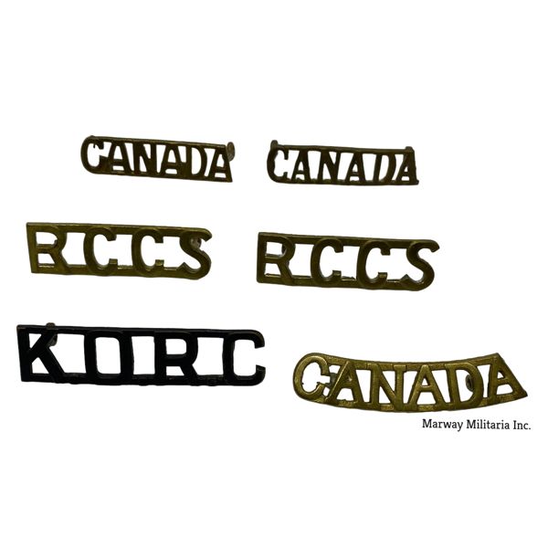 Military Shoulder Title Lot