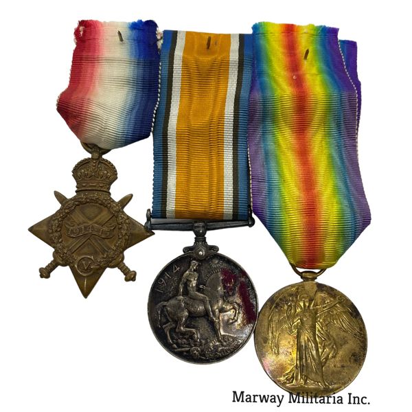 WW1 Medal Trio Set. Royal Field Artillery