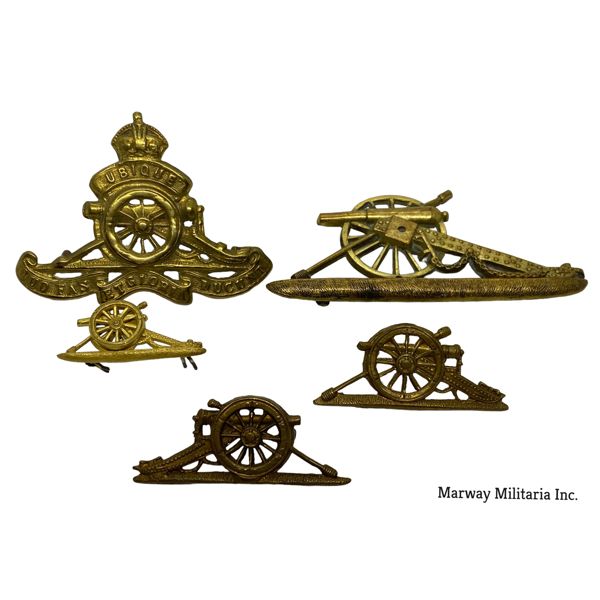 Lot of Artillery Badges